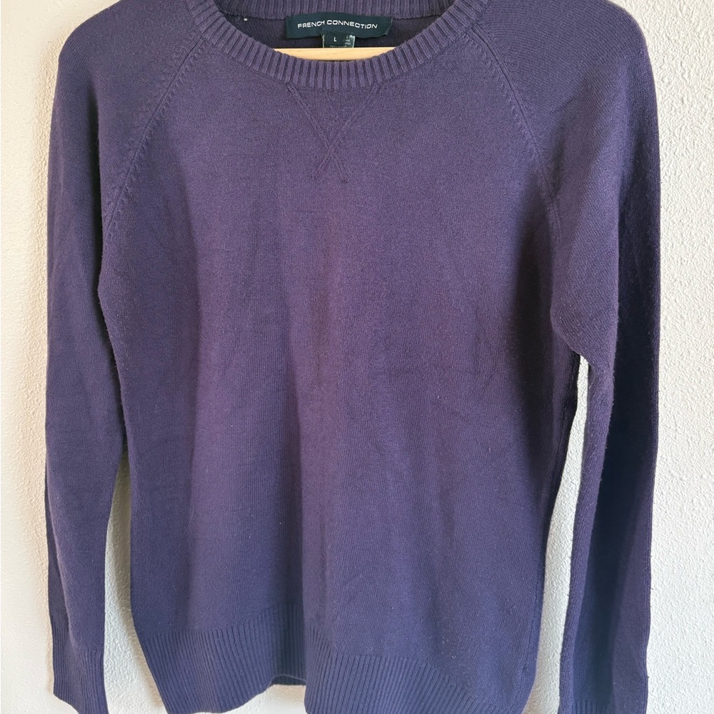 French Connection Women's Crewneck Sweater in Purple